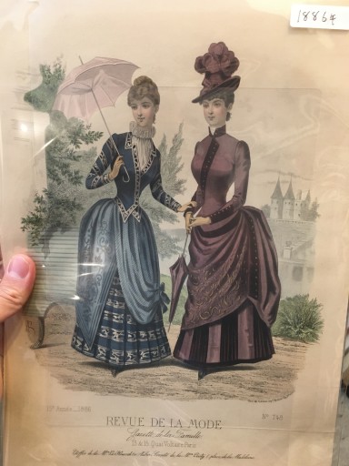 1【手付彩色】手付彩色ファッションプレート - フネートル・KY