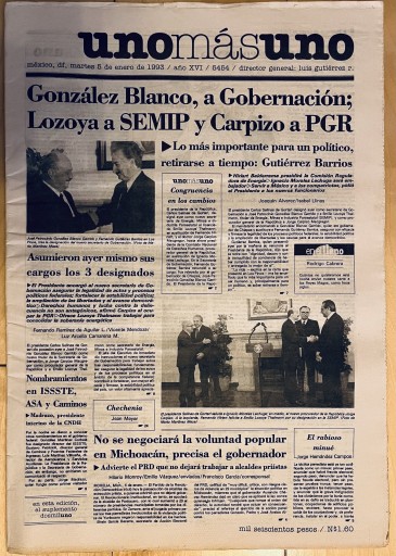 Uno más uno   1993年1月5日 - 熱帯書店