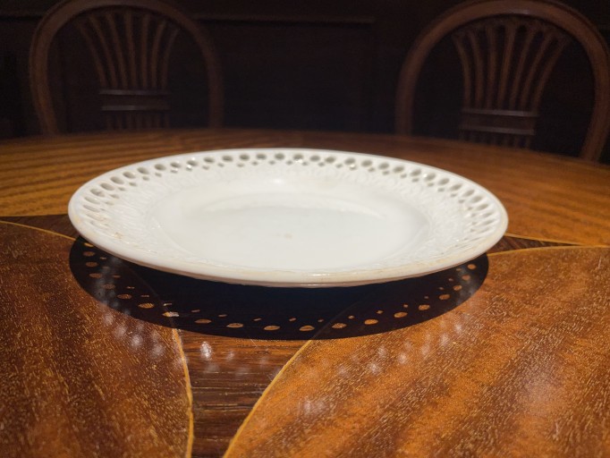 クレイユ&モントロー レース皿 19C - 岸リューリ