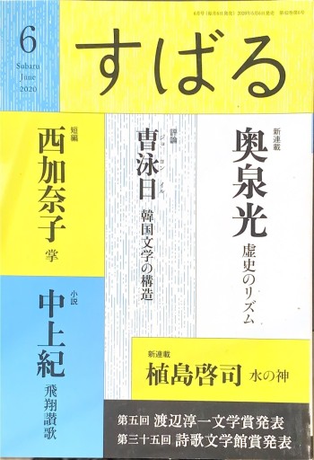 すばる 2020年6月号 - 高山 宏の本棚