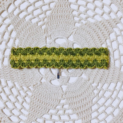 vintage ribbon hair cuff - Dans La Nuit - antique