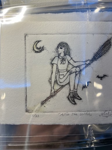 オリジナル銅版画 Alice The Witch  edition1/33 - アントニオ増山(豆象屋)