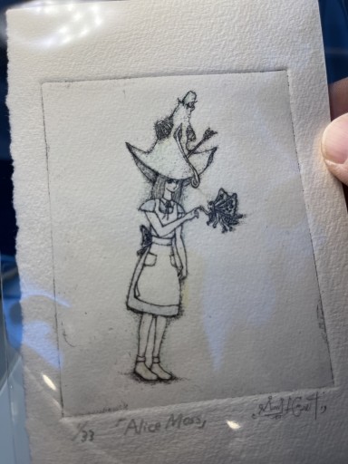 オリジナル銅版画 Alice Moss エディション 1/33 - アントニオ増山(豆象屋)