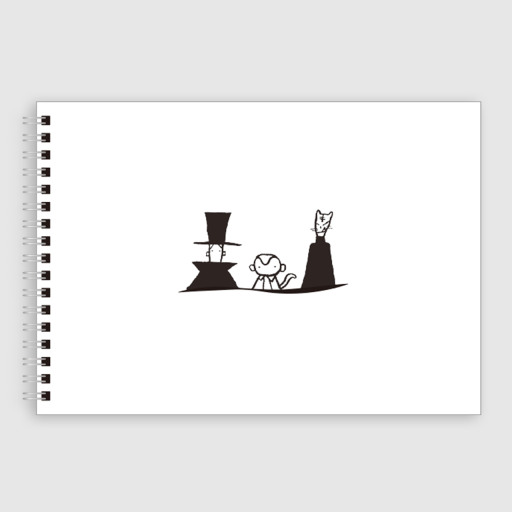 しろたえのおか オリジナルノート_白 - Ore株式会社