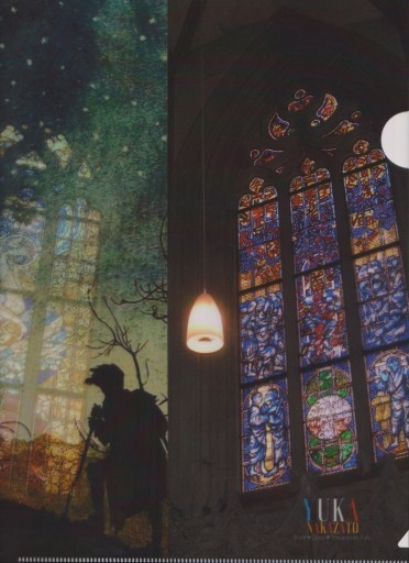 オリジナルA4クリアファイル（ステンドグラス） - 中里友香 † 黒十字療養所出版部