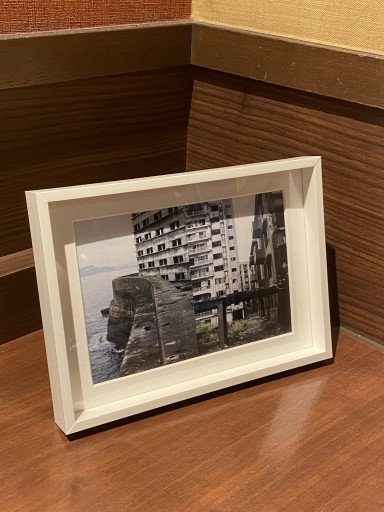 軍艦島−10「廃墟の岸壁」（2L判フォトフレーム付き） - こころば書房