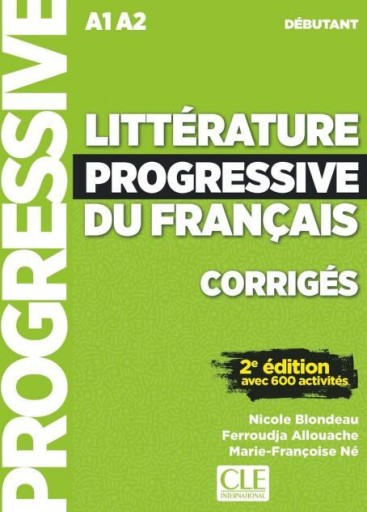 Litterature progressive du francais, Corriges : debutant (A1/A2) - Books Kinokuniya Tokyo