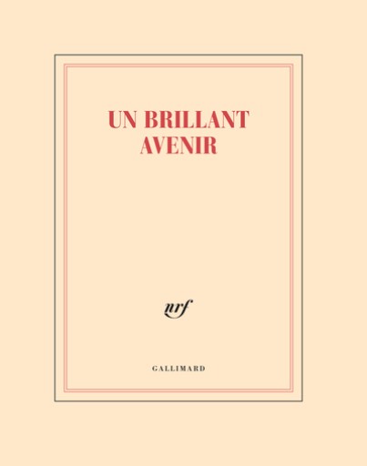 CAHIER "UN BRILLANT AVENIR" (PAPETERIE) 18.5 x 23.5 cm - レ・シャ・ピートル