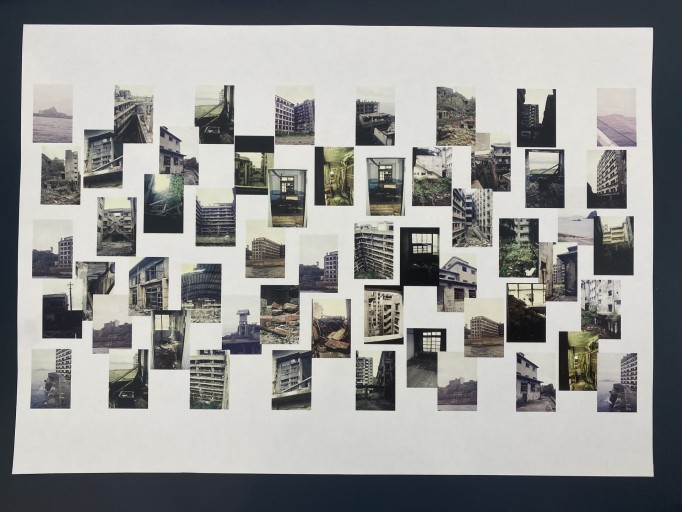 ブックカバー「軍艦島 廃墟に残されたもの」B-01 - こころば書房