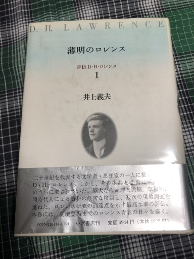 薄明のロレンス 評伝 D・H・ロレンス ① - 岸リューリSOLIDA書店