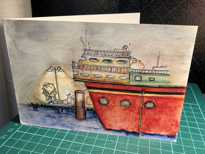 スイス・チーズ探偵グリーティング・カード PI Swiss Cheese greeting card - Mark Robinson