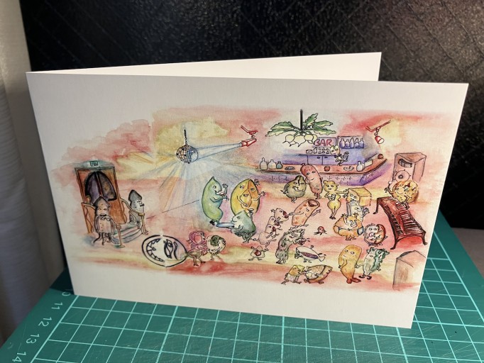 スイス・チーズ探偵グリーティング・カード PI Swiss Cheese greeting card - Mark Robinson