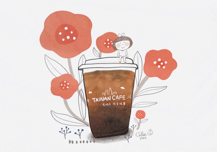 明信片：Chloe_06（台南カフェ） - 書屋  速寫東京