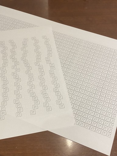 ブックカバー自由本包「つんどく」リバーシブル文庫本サイズ - こころば書房