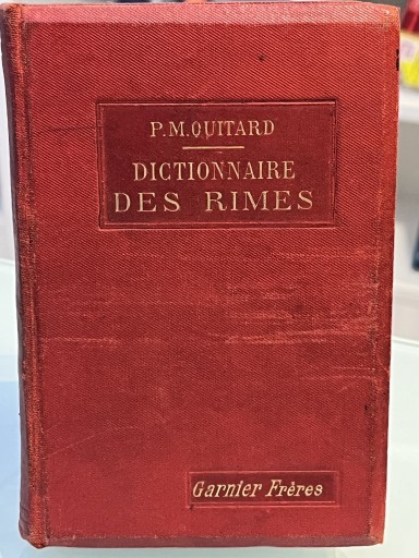Dictionnaire des Rimes - ALL REVIEWS