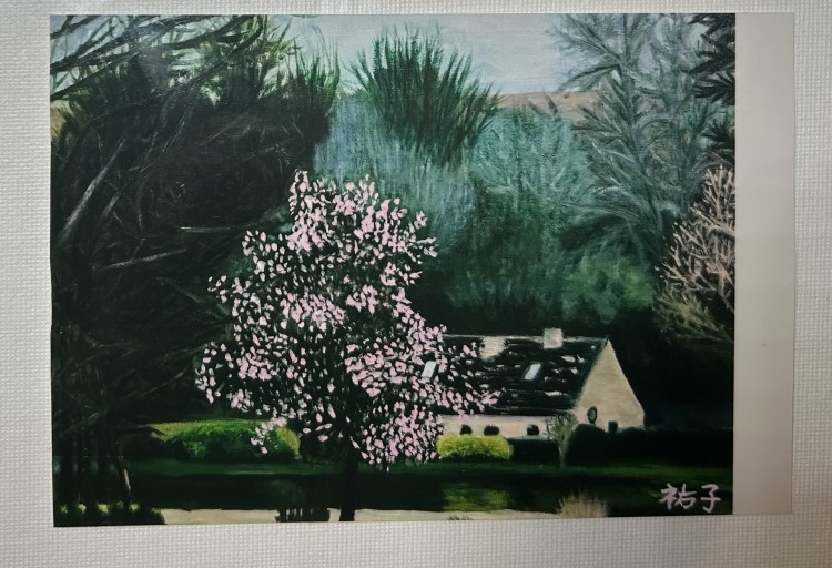 ポストカード 初春のコッツウォルズ アーモンドの花💕 - Chez Kaédée