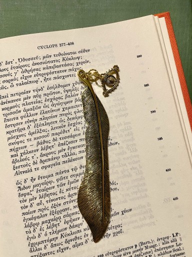 テューポーン ：羽と眼 ブックマーク（ゴールド・ブラック） - Asinus Books