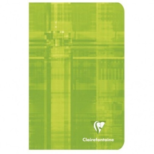 CLAIREFONTAINE CAHIER PIQUE A4 VERT 80 PAGES / SEYES 3121C - レ・シャ・ピートル