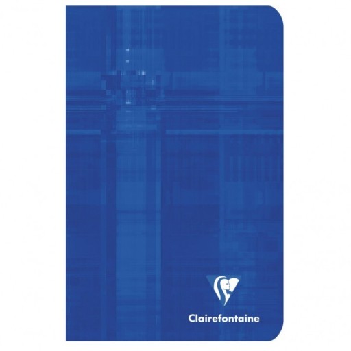 CLAIREFONTAINE CAHIER PIQUE A4 BLEU 80 PAGES / SEYES 3121C - レ・シャ・ピートル