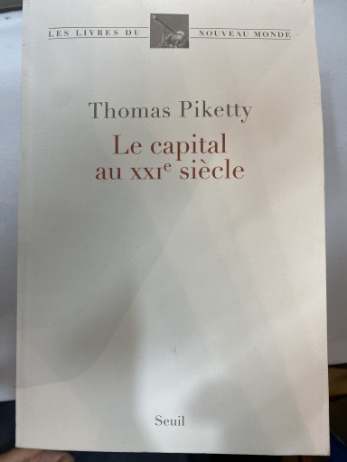 Piketty, T: Le capital au XXIème siècle - 澤田直の本棚（RIVE GAUCHE店）