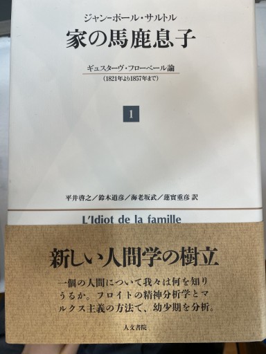 家の馬鹿息子 1: ギュスターヴ・フローベール論（1821年より1857年まで） - 澤田直の本棚（RIVE GAUCHE店）