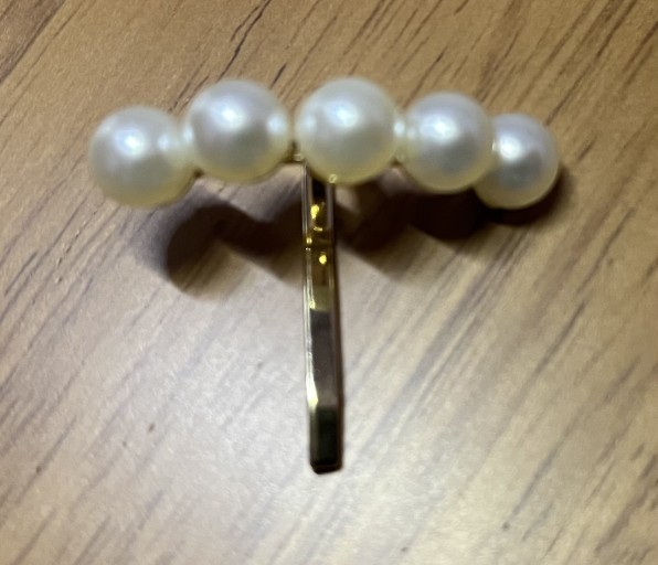 ポニーフック(ゴムに結んだ部分に差し込んで使用します)5連パール - Librairie Mosu