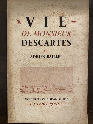 VIE DE MONSIEUR  DESCARTES - 澤田直の本棚（RIVE GAUCHE店）