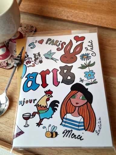 ブックカバー Paris - Marie et Laetitia