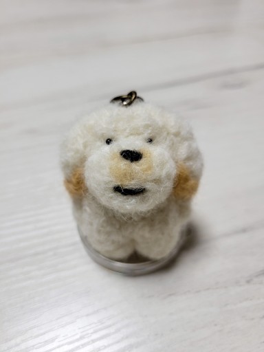 羊毛フェルト 白おちび - なかよし(SOLIDA)