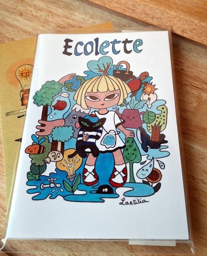 ブックカバー ecolette - Marie et Laetitia