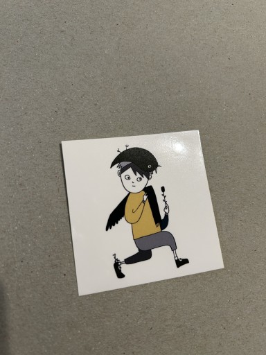 シール【鳥をかぶる】 - すみれこすとあ