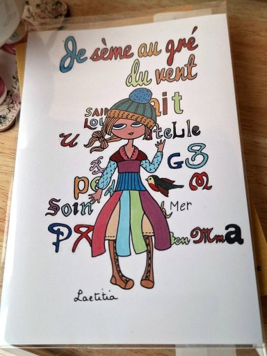 ブックカバー je seme - Marie et Laetitia