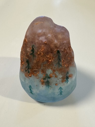 梶田多恵ガラス作品・山 - ポ工房の本棚