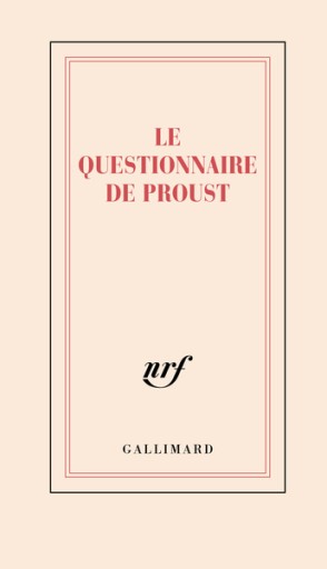 Carnet "Le questionnaire de Proust" (papeterie) - レ・シャ・ピートル