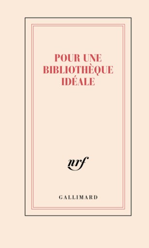 Carnet "Pour une bibliothèque idéale" (papeterie) - レ・シャ・ピートル