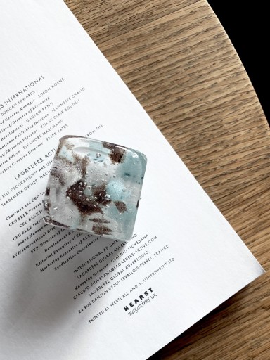 CUBE  glass（チョコミント） - k_ikia