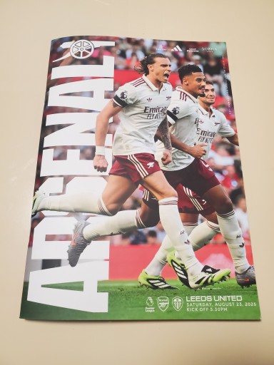 アーセナル マッチデイプログラム 2025/8/23 - ガナbooks