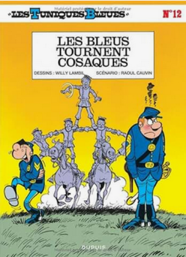 バンドデシネ「Les Tuniques Bleues - Tome 12」 - メゾン・プティ・ルナール / MAISON PETIT RENARD