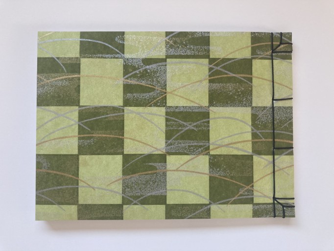 和本（抹茶色） Wahon-Japanese bound book - Books Living