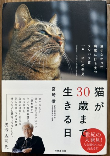 猫が30歳まで生きる日 治せなかった病気に打ち克つタンパク質「AIM」の発見 - KOT vivi KOT書房