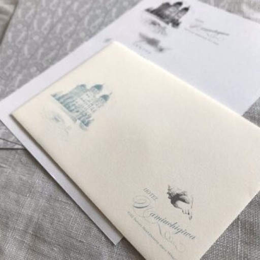 ホテル波打際「レターセット」 - ジャッカロープ舎