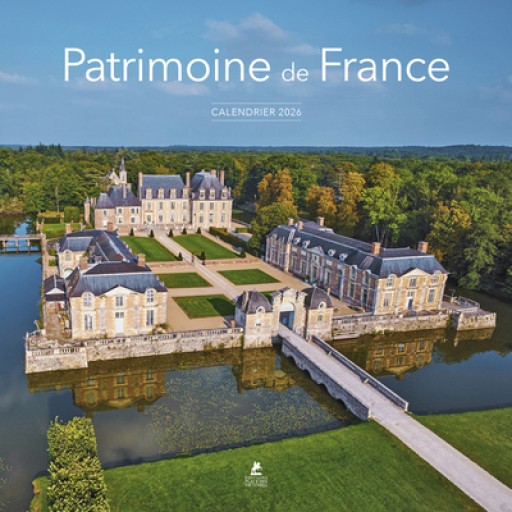 Calendrier 2026 - Patrimoine de France - レ・シャ・ピートル