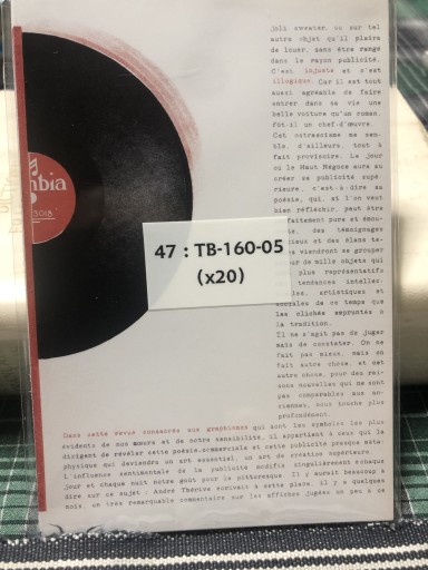 47：TB-165-05 ブロドヴイッチ - 岸リューリSOLIDA書店