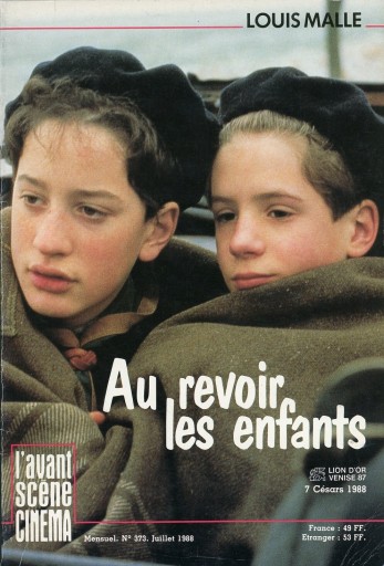 l’Avant-Scène Cinéma n.373 Au revoir les enfants さよなら子供たち - Librairie Le Film