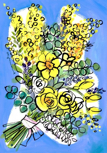 花束カード（carte de bouquet) - azumamé labo