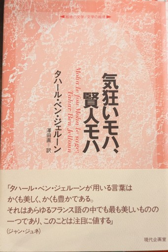 気狂いモハ、賢人モハ (シリーズ越境の文学/文学の越境) - 澤田直の本棚（RIVE GAUCHE店）