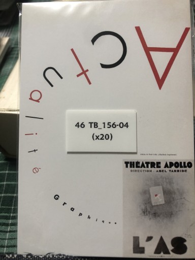 46 TB_156-04  アクチュアリテ - 岸リューリSOLIDA書店