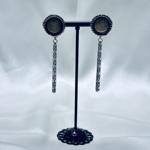 European vintage button pierces【B】 - Dans La Nuit - antique