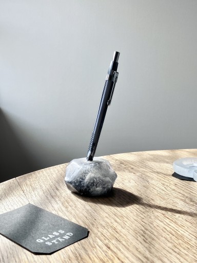 glass stand （夜空と雪のかたまり） - k_ikia