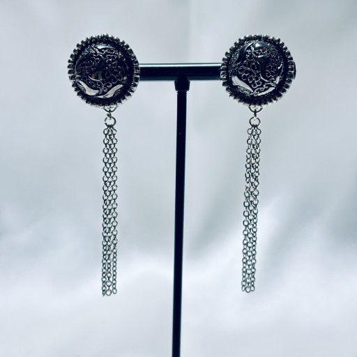 Japanese vintage button pierces【A】 - Dans La Nuit - antique